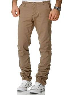 Amaci&Sons Herren Regular Slim Strech Chino Hose Fit 7009-10 Beige W33/L30 von Amaci&Sons