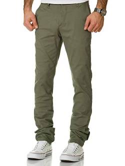 Amaci&Sons Herren Regular Slim Strech Chino Hose Fit 7009-10 Olive W29/L30 von Amaci&Sons