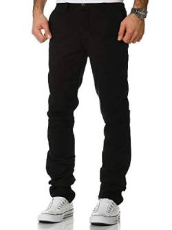 Amaci&Sons Herren Regular Slim Strech Chino Hose Fit 7009-10 Schwarz W29/L30 von Amaci&Sons