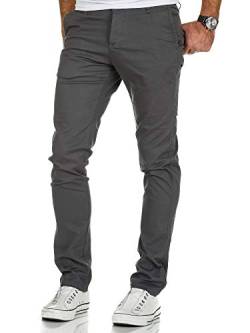 Amaci&Sons Herren Slim Fit Stretch Chino Hose Jeans 7010-09 Dunkelgrau W36/L32 von Amaci&Sons