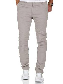 Amaci&Sons Herren Slim Fit Stretch Chino Hose Jeans 7010-09 Hellgrau W29/L30 von Amaci&Sons