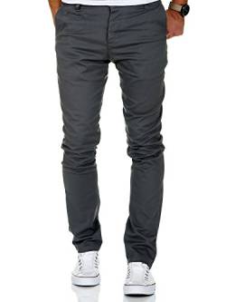 Amaci&Sons Herren Slim Fit Stretch Chino Hose Jeans 7100 Anthrazit W31/L32 von Amaci&Sons