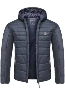 Amaci&Sons Herren Steppjacke Outdoor Basic Patch Jacke 9109 Navyblau L von Amaci&Sons