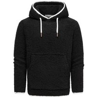 Amaci&Sons Kapuzenpullover SUNNYVALE Kapuzenpullover Teddyfell Herren Teddy Sweatjacke Plüsch Hoodie Pullover Sweatshirt von Amaci&Sons