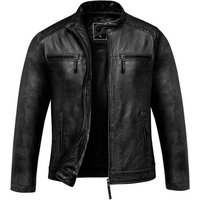 Amaci&Sons Lederjacke CICERO Lederjacke Echtleder Herren Biker Zipper Jacke von Amaci&Sons