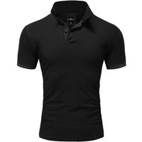 Amaci&Sons Poloshirt MAINE Basic Kurzarm Poloshirt von Amaci&Sons