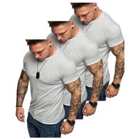 Amaci&Sons T-Shirt 3. LAKEWOOD 3er-Pack T-Shirts (3er-Pack) Herren Basic Oversize T-Shirt mit Rundhalsausschnitt von Amaci&Sons