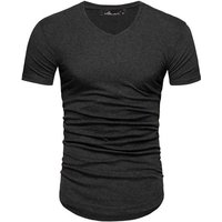 Amaci&Sons T-Shirt BELLEVUE Basic Oversize T-Shirt mit V-Ausschnitt Herren Oversize Vintage V-Neck Basic V-Ausschnitt Shirt von Amaci&Sons