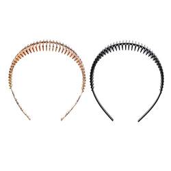Amagogo 2X Modische Flexible Haarbänder für Damen - Elegante Kopfbedeckung von Amagogo