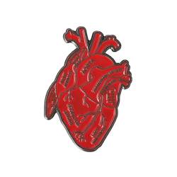 Amagogo Anatomisches Herz Emaille Anstecknadel Herz Emaille Pin Ästhetische Anstecknadel Mode Emaille Brosche Krankenschwester Geschenk für Hemden Taschen von Amagogo