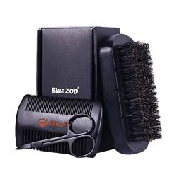 Amagogo Hochwertiges Bartpflege-Set für Männer, inklusive Bartbürste und Kamm von Amagogo