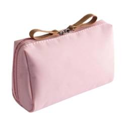 Amagogo Make-up-Tasche, Reise-Kosmetik-Aufbewahrungstasche, große Kapazität, tragbare Reißverschlusstasche, Kulturbeutel, Make-up-Organizer für Pinsel, Männer, ROSA, groß von Amagogo