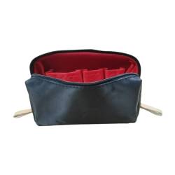 Amagogo Make-up-Tasche, Reise-Kosmetik-Aufbewahrungstasche, große Kapazität, tragbare Reißverschlusstasche, Kulturbeutel, Make-up-Organizer für Pinsel, Männer, Rot, klein von Amagogo