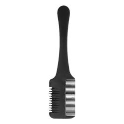 Amagogo Rasierkamm, Rasierkamm für Haarschneider, Effilierwerkzeug für schlanke Haarschnitte, Haarschneider, Haarkamm für das Haarschneiden und Styling im, Schwarz von Amagogo