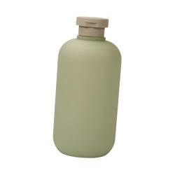 Amagogo Shampoo-Flaschen mit Klappdeckel, nachfüllbare Flaschen in Reisegröße, Quetschflaschen, leere Behälter für Shampoo, kosmetische Toilettenartikel, Grün 500 ml von Amagogo