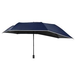 Amagogo Sonnenschutz-Regenschirm, Reise-Regenschirm für Männer und Frauen, regenfest, wetterfest, regendicht, Winddicht, für Camping, Rucksackreisen, Navy blau von Amagogo