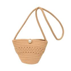 Amagogo Umhängetasche für Damen im Bohemian-Stil, Strandtasche für den Sommerurlaub, Picknick, khaki von Amagogo