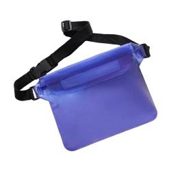 Amagogo wasserdichte Gürteltasche, Hüfttasche, Unterwasser-Telefontasche, wasserdichte Tasche für Bootfahren, Angeln, Outdoor-Sport, Segeln, Schwimmen, Blau von Amagogo