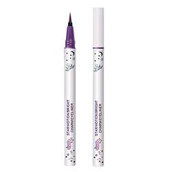 Imperméable Longue Durée 1 STÜCKE Niedlicher Eyeliner Extrem feiner wasserdichter schweißfester schnell trocknender flüssiger Eyeliner den ganzen Tag Eyeliner Crayon Ensemble Mat (F, One Size) von Amaone