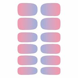 Pinsel Mit Deckel Aufbewahrungsbox Nagelaufkleber Frauen Mädchen Zehennagelaufkleber Wasserdicht Selbstklebend Farbverlauf Gefälschte Nagelaufkleber DIY Dekoration Nagelaufkleber (F, One Size) von Amaone
