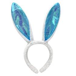 Stirnbänder Damen Ostern Erwachsene Kinder Haarband Hasenohr Stirnband Haarband Haarschmuck Tennis Zubehör Kinder (C-C, One Size) von Amaone