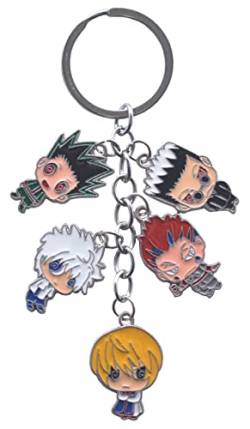 Amasukami Anime Charaktere Leorio PaladiKnight Schlüsselanhänger GON FREECSS Schlüsselanhänger Killua Zoldyck Schlüsselanhänger Hisoka Schlüsselanhänger von Amasukami