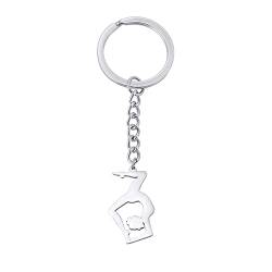 Amaxer Gymnastik Schlüsselanhänger Turner Geschenke Herz Gymnastik Schmuck Inspirierende Gymnastik Team Geschenke Statement Kette Schlüsselanhänger Schlüsselanhänger, Gymnastic Styling 5 von Amaxer