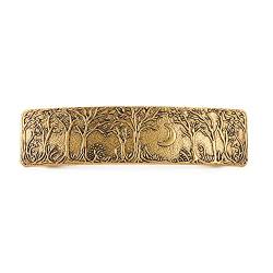 Amaxer Viking Gold Silber Haarspangen für Frauen Mädchen Keltische Haarspangen für dickes dünnes Haar Vintage Französisch Haarspangen Haarstyling Zubehör (Gold-Wald) von Amaxer