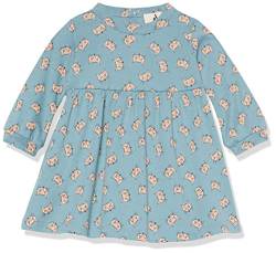 Amazon Aware Baby Mädchen T-Shirt-Kleid mit Langen Ärmeln aus Bio-Baumwolle, Blau Fuchsaufdruck, 18 Monate von Amazon Aware