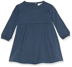 Amazon Aware Baby Mädchen T-Shirt-Kleid mit Langen Ärmeln aus Bio-Baumwolle, Dunkles Marineblau, 3-6 Monate von Amazon Aware