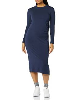 Amazon Aware Damen Jersey-Kleid mit Rüschen (in Übergröße erhältlich), Marineblau, XL von Amazon Aware