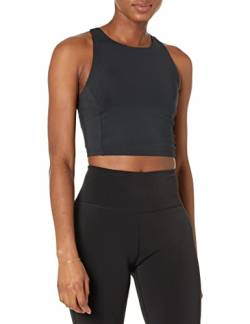 Amazon Essentials Damen Active formender, hochgeschlossener Sport-BH mit Racerback (in Übergröße erhältlich), Schwarz, 5XL Große Größen von Amazon Essentials