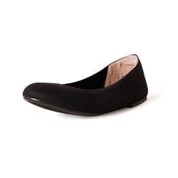 Amazon Essentials Damen Ballerinas aus Strick, Schwarz, 40 EU von Amazon Essentials