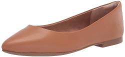 Amazon Essentials Damen Ballerinas mit spitzem Zehenbereich, Kamelbraun, 41 EU von Amazon Essentials