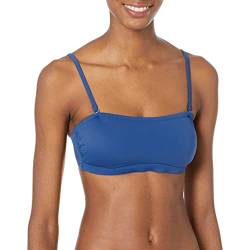 Amazon Essentials Damen Bandeau-Badeoberteil (in Übergröße erhältlich), Tiefblau, 46 von Amazon Essentials