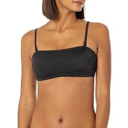 Amazon Essentials Damen Bandeau-Badeoberteil (in Übergröße erhältlich), Verwaschenes Schwarz, 3XL Große Größen von Amazon Essentials