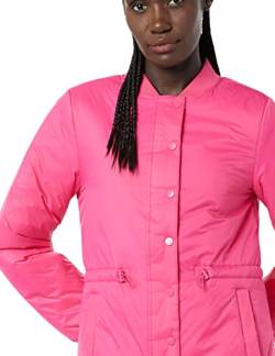 Amazon Essentials Damen Bomberjacke mit gepolsterter Taille, Intensive Rosa, XL von Amazon Essentials