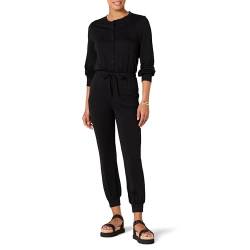 Amazon Essentials Damen Fashion Studio Jumpsuit aus Frottee, Schwarz, XL von Amazon Essentials