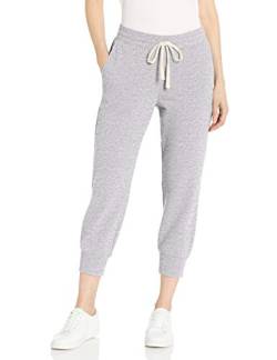 Amazon Essentials Damen Fleece-Capri-Jogginghose (in Übergröße erhältlich), Hellgrau Meliert, M von Amazon Essentials