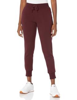 Amazon Essentials Damen Fleece-Jogginghose (in Übergröße erhältlich), Burgunderrot, M von Amazon Essentials