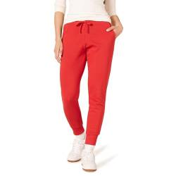 Amazon Essentials Damen Fleece-Jogginghose (in Übergröße erhältlich), Rot, M von Amazon Essentials