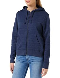 Amazon Essentials Damen Hoodie mit Langem Reißverschluss aus French-Terry-Fleece (Erhältlich in Übergröße), Marineblau Heidekraut, L von Amazon Essentials