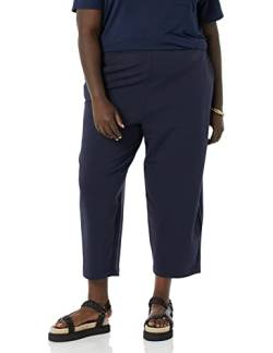 Amazon Essentials Damen Jogginghose aus Frottee aus Baumwolle und Modal mit Barrelschnitt (Früher Daily Ritual), Marineblau, XL von Amazon Essentials