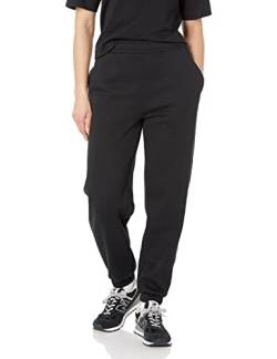 Amazon Essentials Damen Jogginghose mit lockerer Passform (in Übergröße erhältlich), Schwarz, XS von Amazon Essentials