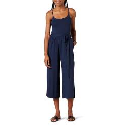 Amazon Essentials Damen Kurzer Cami-Overall aus Jersey mit weitem Bein, Marineblau, XS von Amazon Essentials