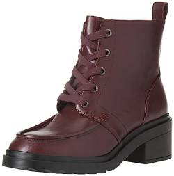 Amazon Essentials Damen Moc-Toe-Stiefel, Ochsenblutrot Schwarz, 37.5 EU Weit von Amazon Essentials