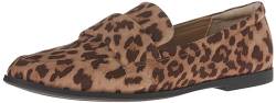 Amazon Essentials Damen Mokassin mit weicher Zehenpartie, Leopardenimitat aus Microsuede, 42 EU von Amazon Essentials