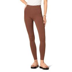 Amazon Essentials Damen Ponte-Leggings (in Übergröße erhältlich), Tiefbraun, 6XL Große Größen von Amazon Essentials