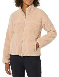 Amazon Essentials Damen Sherpa-Jacke, Zartrosa, S von Amazon Essentials