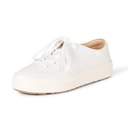 Amazon Essentials Damen Sneaker mit Schnürung, Weiß, 40 EU von Amazon Essentials